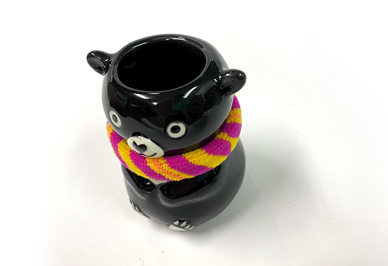 阿鑽黑熊 手作盆栽兼牙刷架(2款)